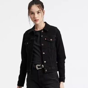 Levi’s black denim original trucker jacket